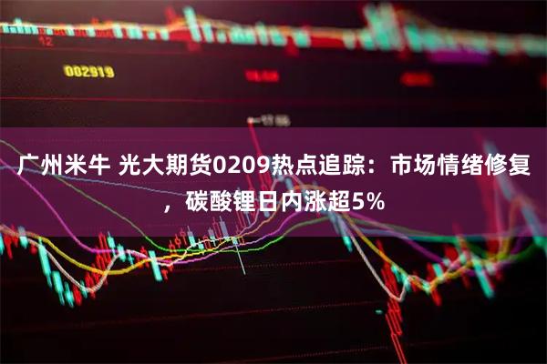 广州米牛 光大期货0209热点追踪：市场情绪修复，碳酸锂日内涨超5%